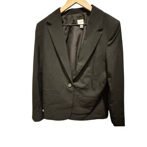 J. Crew 8 Black Single-Button Blazer